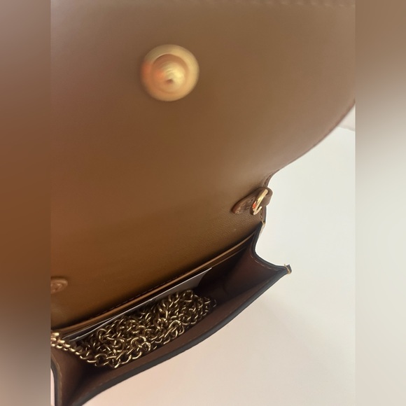 NWT Coach Mini Wallet On A Chain In Signature Canvas With Floral Cluster - Picture 8 of 8